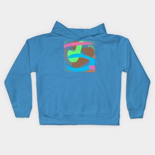 Abstract 8 Kids Hoodie